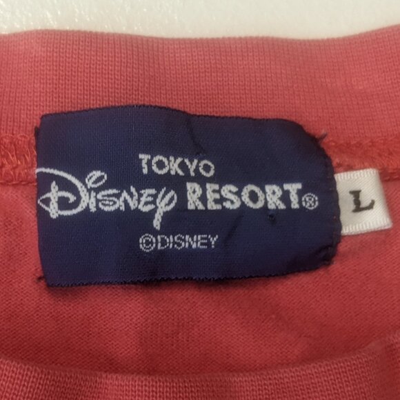 Tokyo Disney Resort Tee Red Size Large - Picture 8 of 10